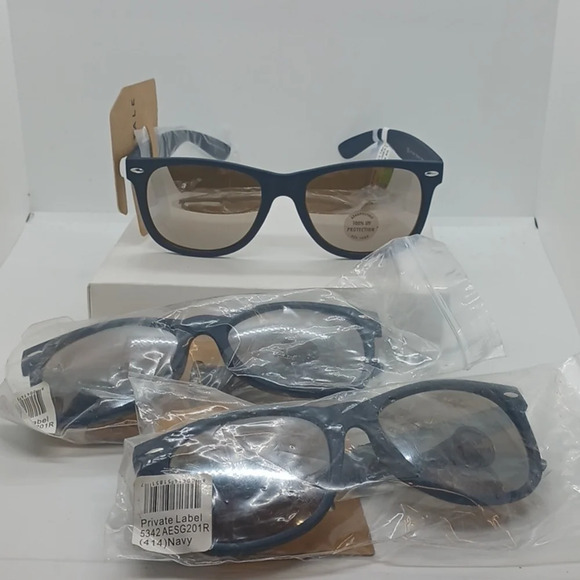 NWT 3 pair navy blue Aeropostale sunglasses main image 4